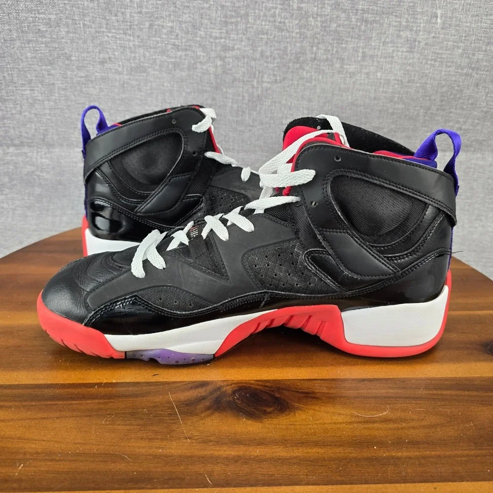 Jordan Jumpman Two Trey Mens Black University Red White DO1925-001 Size 12 - Picture 8 of 14